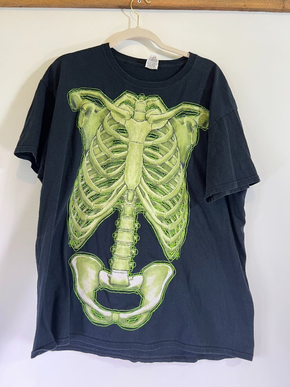 Vintage Glow in the Dark Skeleton Tee Men’s XL  Vintage men’s skeleton graphic t